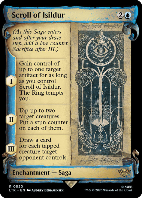 Scroll of Isildur (Showcase)\nThe Lord of the Rings - Variants\nSingle\nMagic The Gathering
