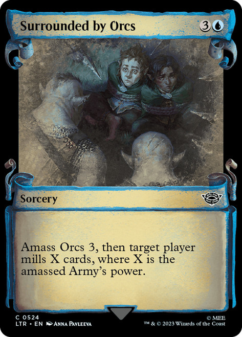 Surrounded by Orcs (Showcase)\nThe Lord of the Rings - Variants\nSingle\nMagic The Gathering