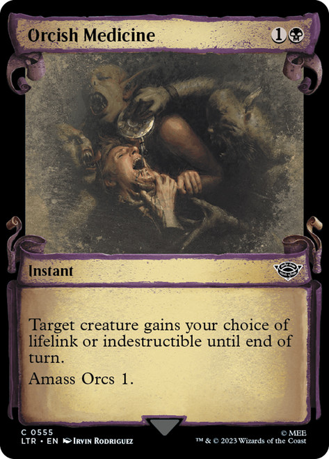 Orcish Medicine (Showcase)\nThe Lord of the Rings - Variants\nSingle\nMagic The Gathering