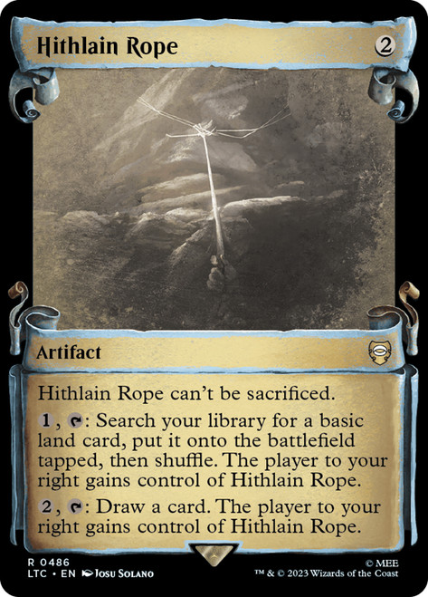 Hithlain Rope (Showcase)\nThe Lord of the Rings Commander - Variants\nSingle\nMagic The Gathering