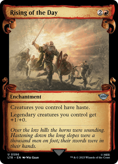 Rising of the Day (Showcase)\nThe Lord of the Rings - Variants\nSingle\nMagic The Gathering