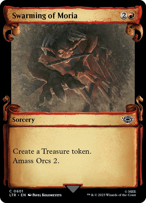 Swarming of Moria (Showcase)\nThe Lord of the Rings - Variants\nSingle\nMagic The Gathering