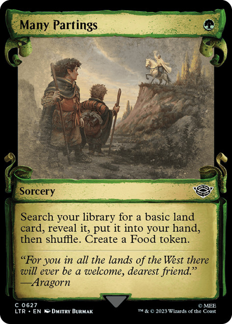 Many Partings (Showcase)\nThe Lord of the Rings - Variants\nSingle\nMagic The Gathering