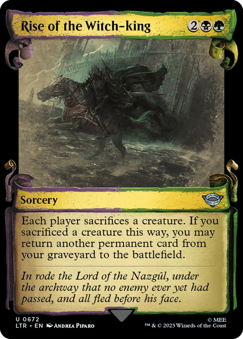 Rise of the Witch-king (Showcase)\nThe Lord of the Rings - Variants\nSingle\nMagic The Gathering