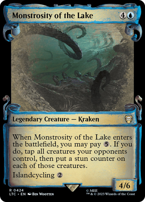 Monstrosity of the Lake (Showcase)\nThe Lord of the Rings Commander - Variants\nSingle\nMagic The Gathering