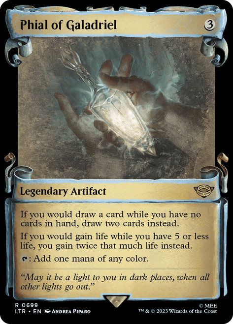 Phial of Galadriel (Showcase)\nThe Lord of the Rings - Variants\nSingle\nMagic The Gathering