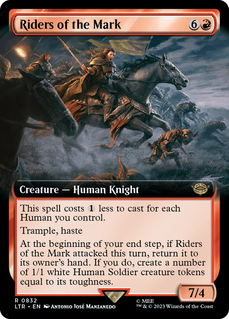 Riders of the Mark (Extended Art)\nThe Lord of the Rings - Variants\nSingle\nMagic The Gathering