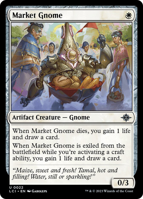 Market Gnome\nThe Lost Caverns of Ixalan\nSingle\nMagic The Gathering