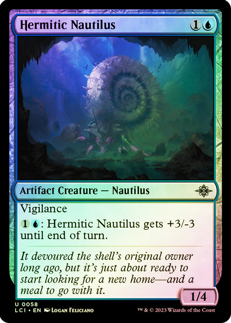 Hermitic Nautilus\nThe Lost Caverns of Ixalan\nSingle\nMagic The Gathering