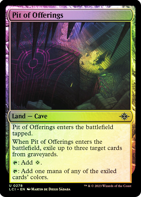 Pit of Offerings\nThe Lost Caverns of Ixalan\nSingle\nMagic The Gathering