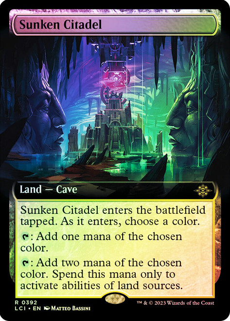 Sunken Citadel (Extended Art)\nThe Lost Caverns of Ixalan - Variants\nSingle\nMagic The Gathering