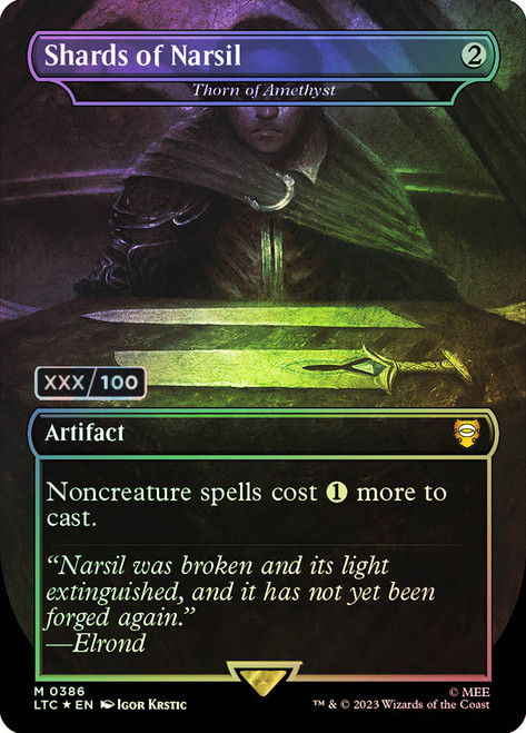 Thorn of Amethyst (Shards of Narsil) | The Lord of the Rings