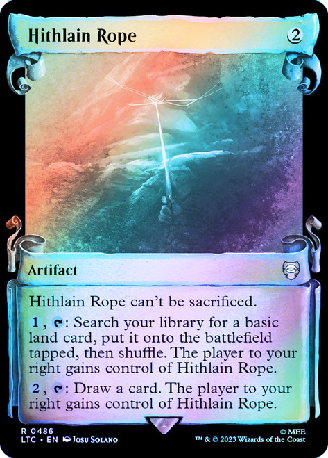 Hithlain Rope (Showcase) (Silver Foil)\nThe Lord of the Rings Commander - Alternate Foil\nSingle\nMagic The Gathering