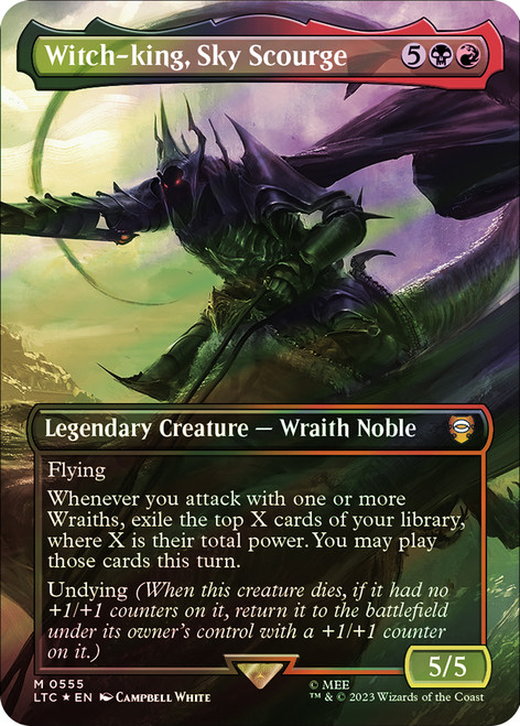 flight of the witch king mtg cards Amazon.com: Magic: The Gathering The Lord of The Rings: Tales of  Middle-Earth Scene Box main image 1