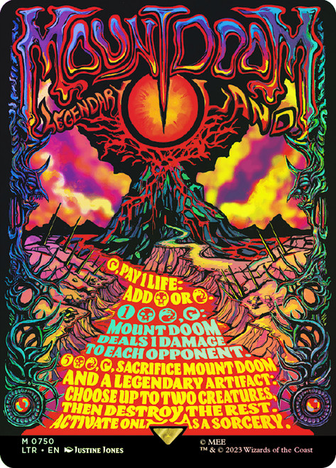 Mount Doom (Hand Drawn)\nThe Lord of the Rings - Variants\nSingle\nMagic The Gathering