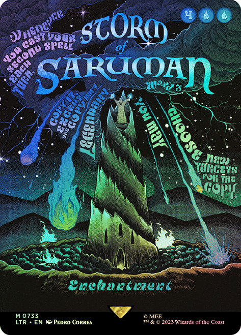 Storm of Saruman (Hand Drawn)\nThe Lord of the Rings - Variants\nSingle\nMagic The Gathering