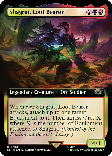 Shagrat, Loot Bearer (Extended Art) (Surge Foil) | The Lord
