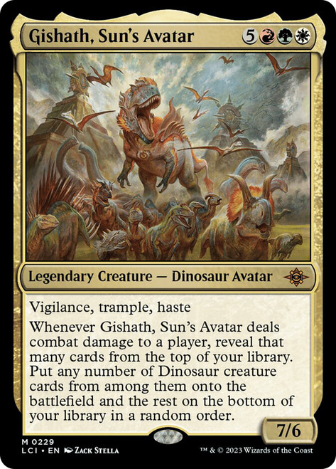 Gishath, Sun's Avatar\nThe Lost Caverns of Ixalan\nSingle\nMagic The Gathering