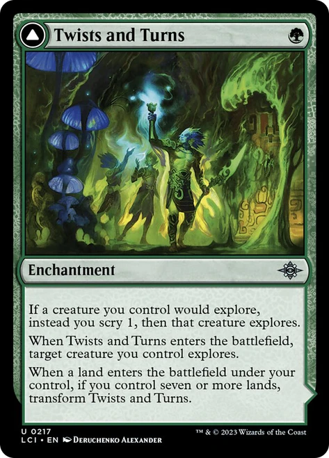 Twists and Turns // Mycoid Maze\nThe Lost Caverns of Ixalan\nSingle\nMagic The Gathering