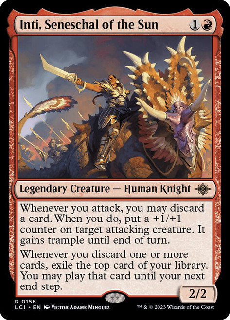 Inti, Seneschal of the Sun\nThe Lost Caverns of Ixalan\nSingle\nMagic The Gathering