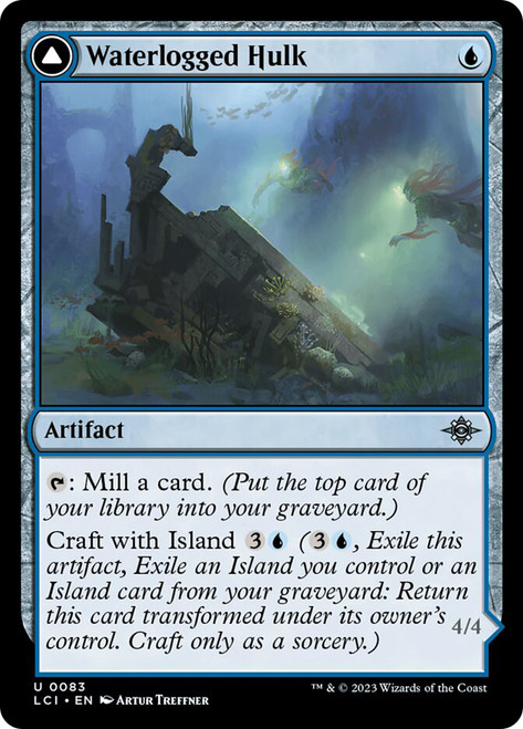 Waterlogged Hulk // Watertight Gondola\nThe Lost Caverns of Ixalan\nSingle\nMagic The Gathering