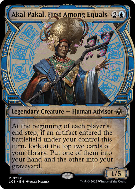Akal Pakal, First Among Equals (Showcase)\nThe Lost Caverns of Ixalan - Variants\nSingle\nMagic The Gathering