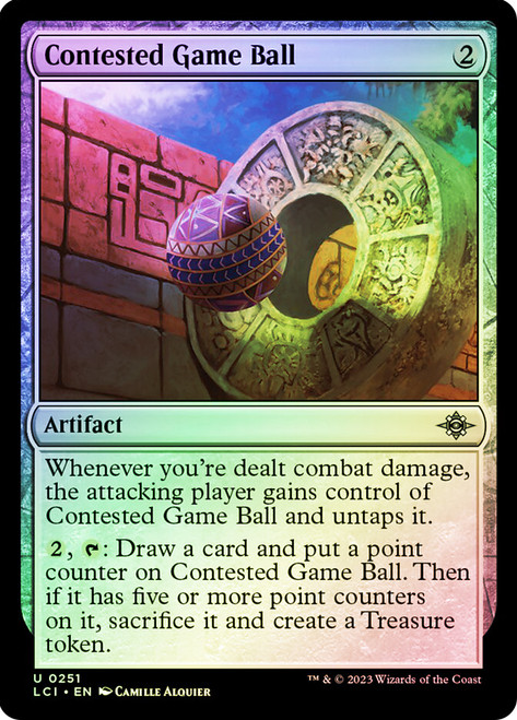 Contested Game Ball\nThe Lost Caverns of Ixalan\nSingle\nMagic The Gathering