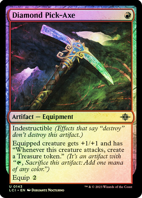 Diamond Pick-Axe\nThe Lost Caverns of Ixalan\nSingle\nMagic The Gathering