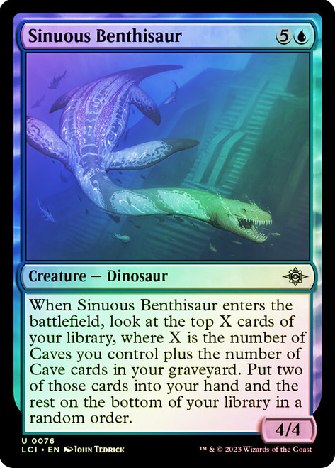 Sinuous Benthisaur\nThe Lost Caverns of Ixalan\nSingle\nMagic The Gathering