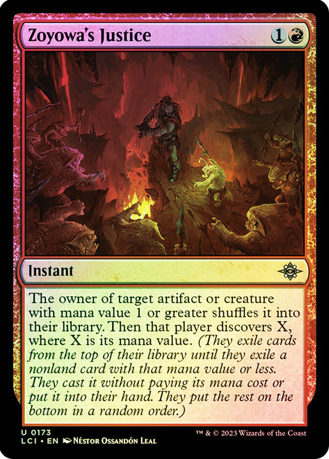 Zoyowa's Justice\nThe Lost Caverns of Ixalan\nSingle\nMagic The Gathering