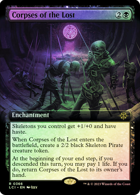Corpses of the Lost (Extended Art)\nThe Lost Caverns of Ixalan - Variants\nSingle\nMagic The Gathering