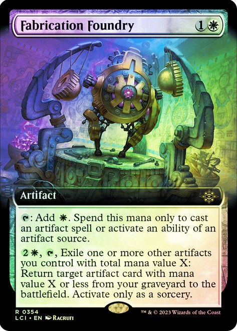 Fabrication Foundry (Extended Art)\nThe Lost Caverns of Ixalan - Variants\nSingle\nMagic The Gathering