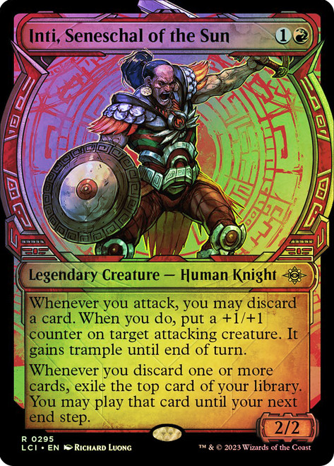 Inti, Seneschal of the Sun (Showcase)\nThe Lost Caverns of Ixalan - Variants\nSingle\nMagic The Gathering