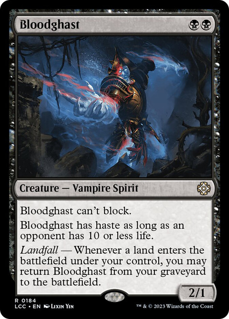 Bloodghast\nThe Lost Caverns of Ixalan Commander\nSingle\nMagic The Gathering