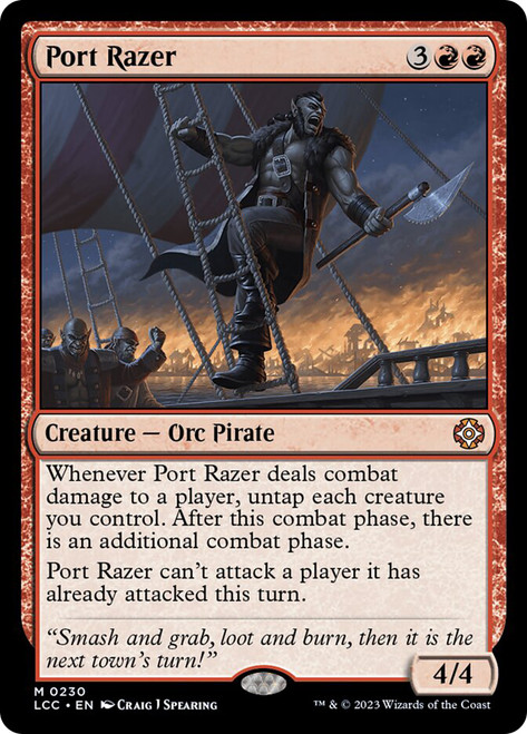 Port Razer\nThe Lost Caverns of Ixalan Commander\nSingle\nMagic The Gathering