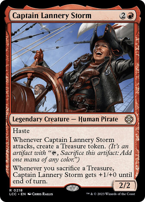 Captain Lannery Storm\nThe Lost Caverns of Ixalan Commander\nSingle\nMagic The Gathering
