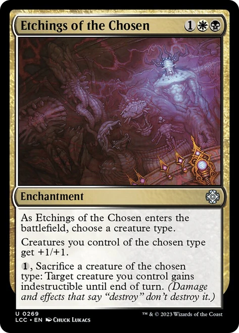 Etchings of the Chosen\nThe Lost Caverns of Ixalan Commander\nSingle\nMagic The Gathering