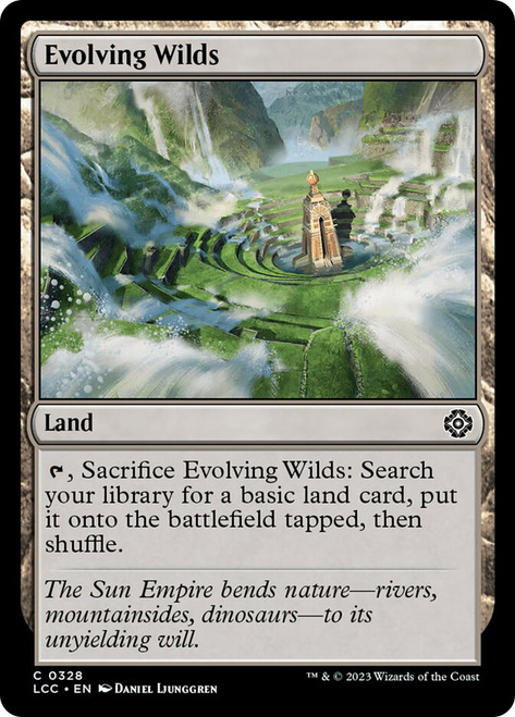 Evolving Wilds\nThe Lost Caverns of Ixalan Commander\nSingle\nMagic The Gathering