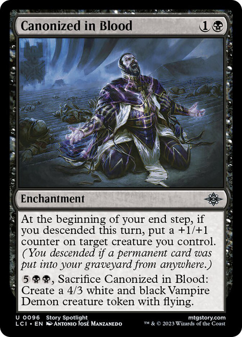 Canonized in Blood\nThe Lost Caverns of Ixalan\nSingle\nMagic The Gathering