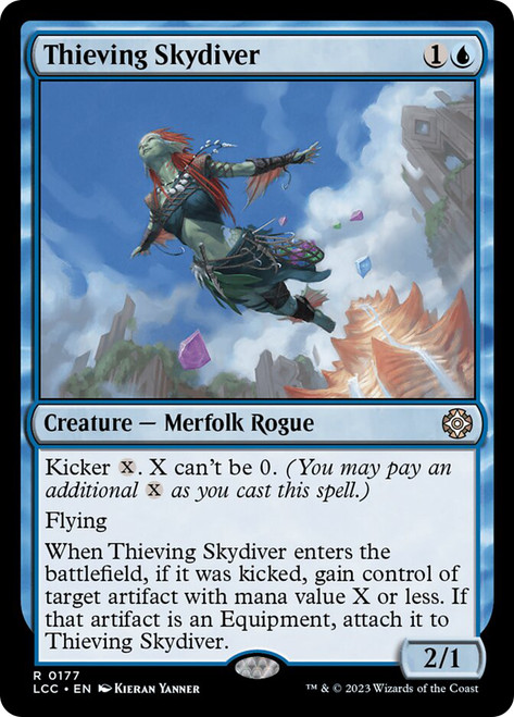 Thieving Skydiver\nThe Lost Caverns of Ixalan Commander\nSingle\nMagic The Gathering