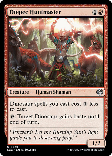 Otepec Huntmaster\nThe Lost Caverns of Ixalan Commander\nSingle\nMagic The Gathering