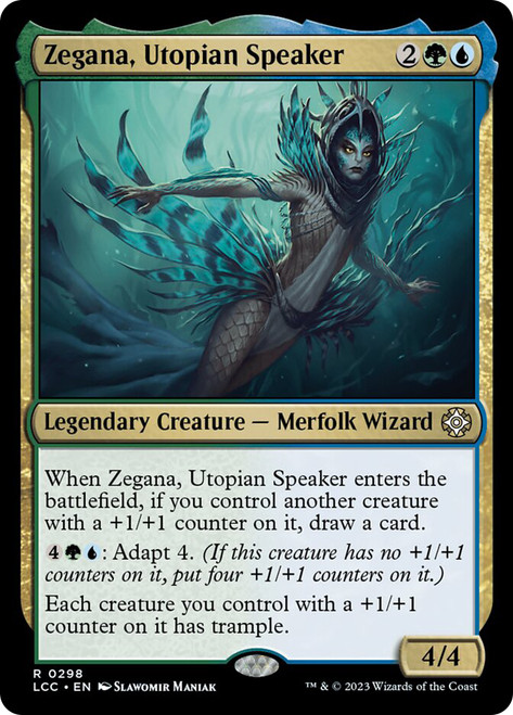 Zegana, Utopian Speaker\nThe Lost Caverns of Ixalan Commander\nSingle\nMagic The Gathering