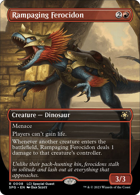 Rampaging Ferocidon (Borderless)\nSpecial Guests\nSingle\nMagic The Gathering
