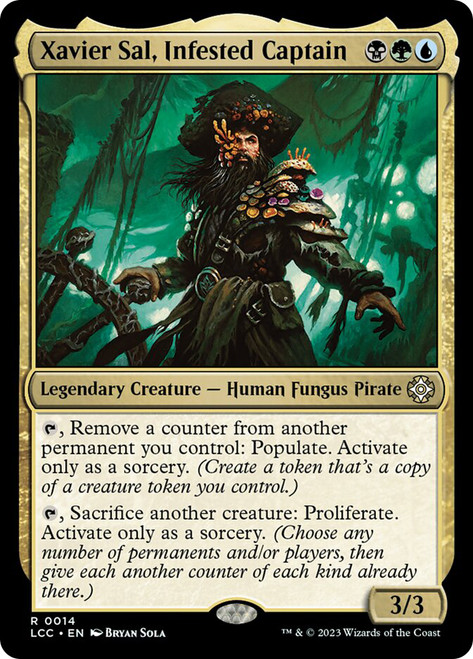 Xavier Sal, Infested Captain\nThe Lost Caverns of Ixalan Commander\nSingle\nMagic The Gathering