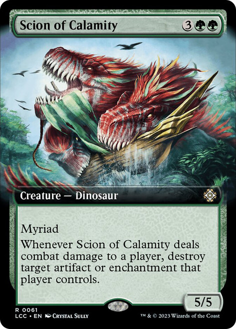 Scion of Calamity (Extended Art)\nThe Lost Caverns of Ixalan Commander - Variants\nSingle\nMagic The Gathering