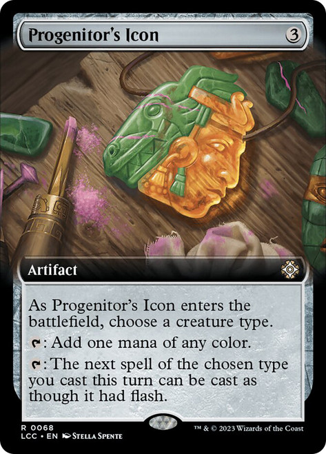 Progenitor's Icon (Extended Art)\nThe Lost Caverns of Ixalan Commander - Variants\nSingle\nMagic The Gathering