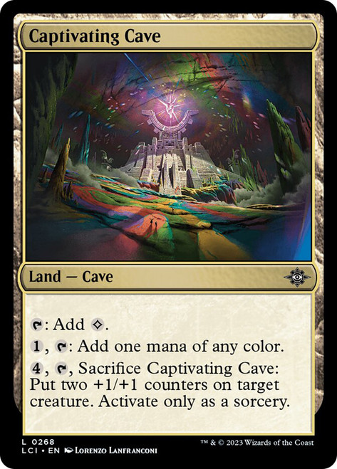 Captivating Cave\nThe Lost Caverns of Ixalan\nSingle\nMagic The Gathering