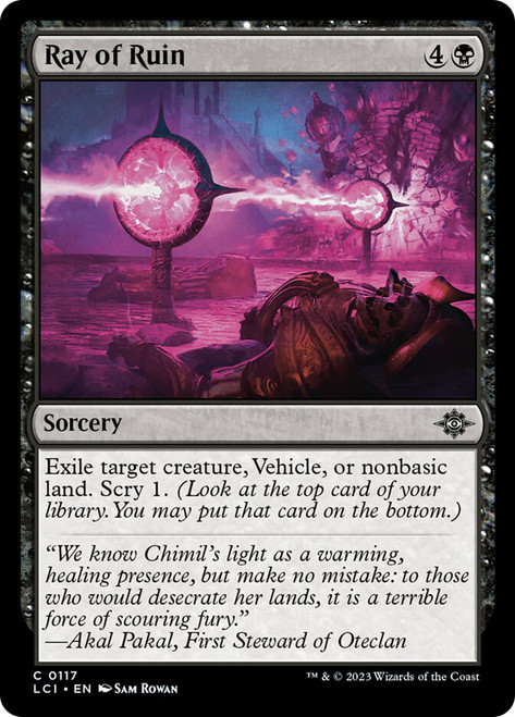 Ray of Ruin\nThe Lost Caverns of Ixalan\nSingle\nMagic The Gathering
