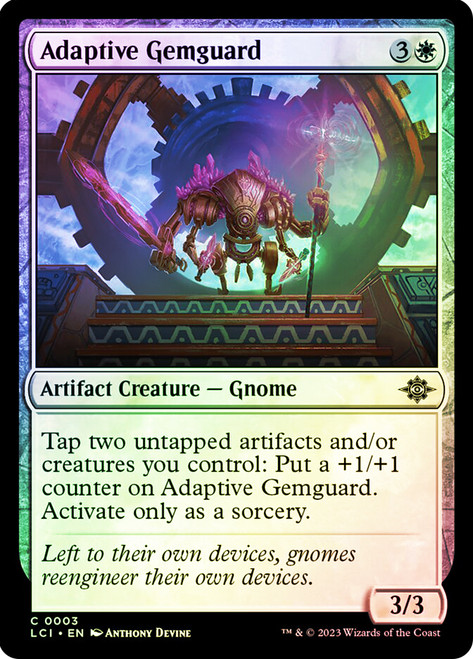 Adaptive Gemguard\nThe Lost Caverns of Ixalan\nSingle\nMagic The Gathering