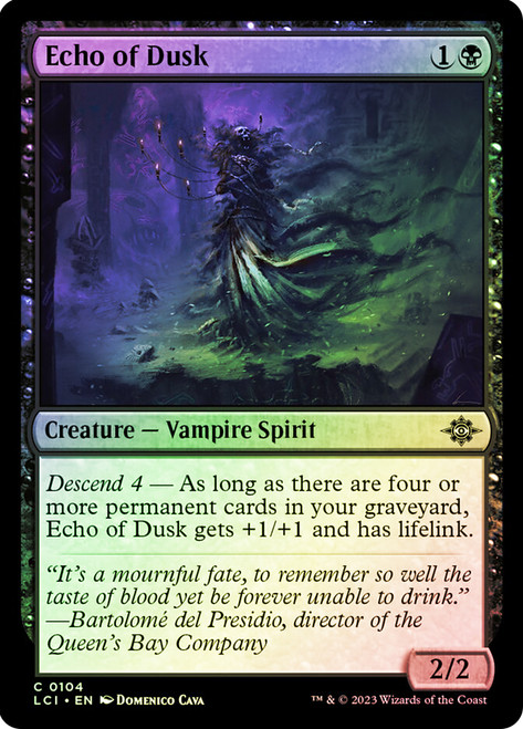Echo of Dusk\nThe Lost Caverns of Ixalan\nSingle\nMagic The Gathering